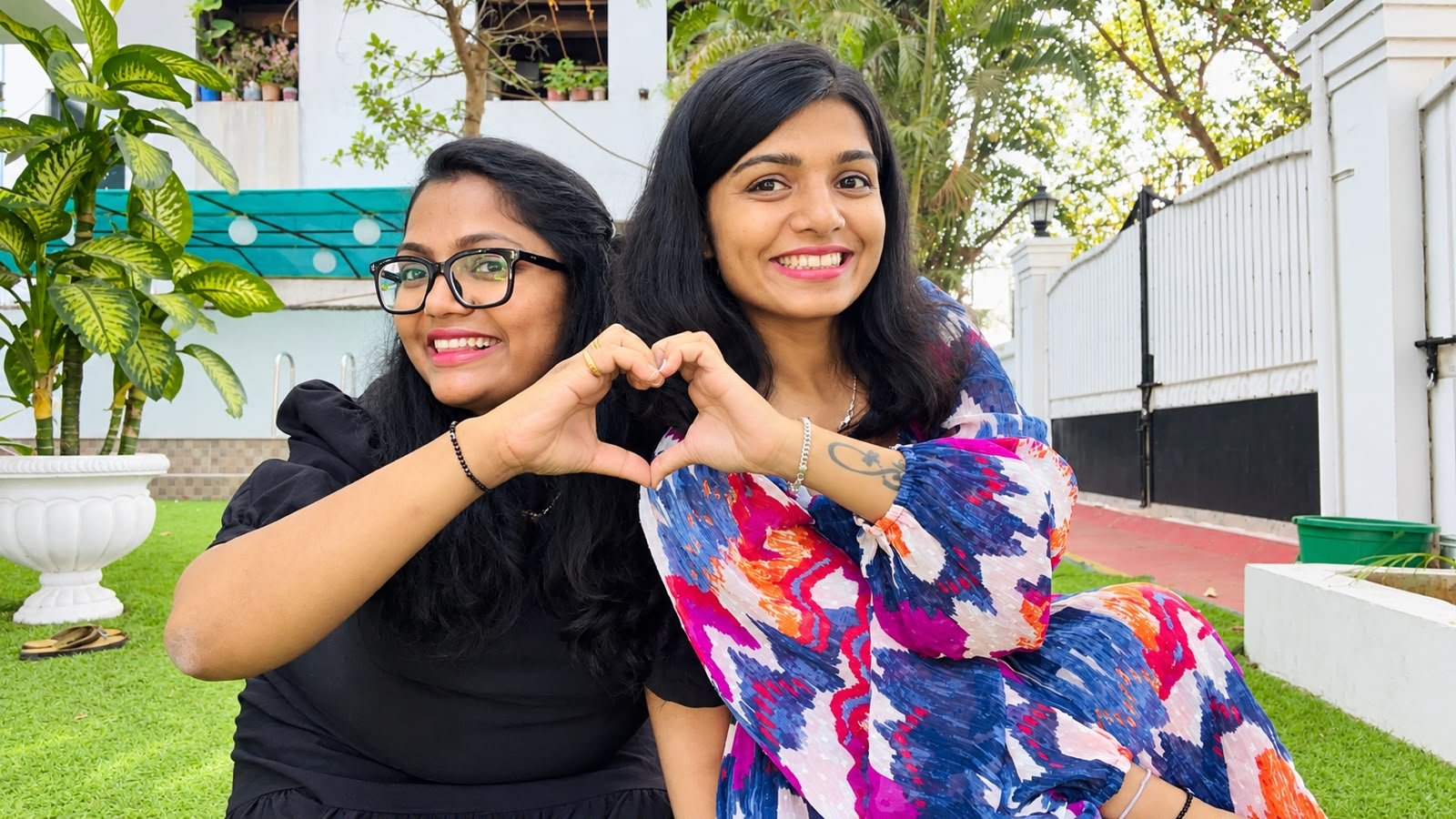 Snehal and Priyanka, founders of Pravasbandh with Snehpriya